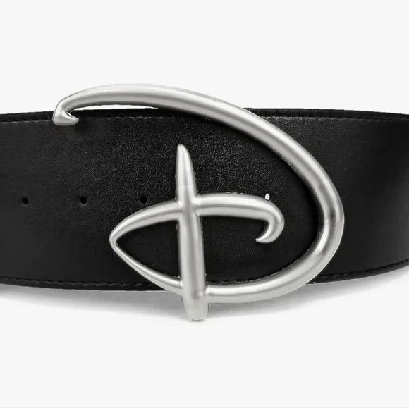 Buckle Down Black Belt with Silver Buckle NEW - Picture 3 of 4